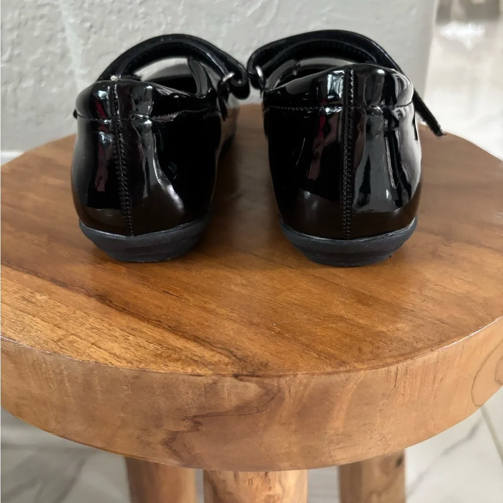 The Children's Place Glossy Black Dress Shoes